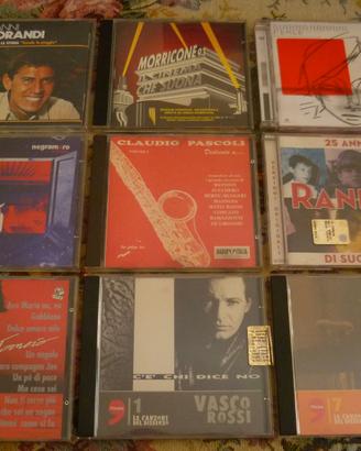 Lotto di 18 CD, cantanti e gruppi Musica Italiana