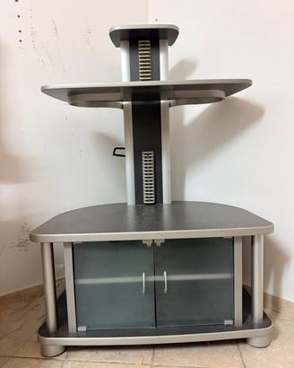 mobile porta tv angolare grigio