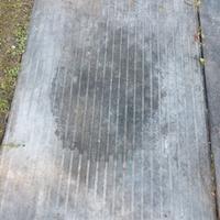 4 Tappeti gomma antiscivolo usati mis 175 x 100