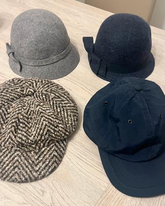 Set 4 cappelli donna