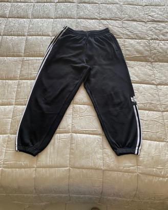 Adidas originals pantaloni tuta nera con strisce
