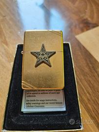 Zippo Vintage Series 1937 Replica Brass con stella