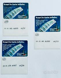 3 schede SIP Carta Infinita nuove