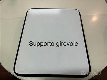 supporto girevole bianco singolo pezzo