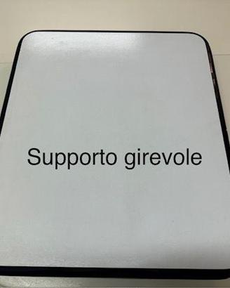 supporto girevole bianco singolo pezzo