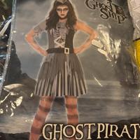 Vestito carnevale bimba, fantasma,tg 10/12 anni