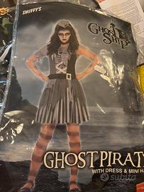 Vestito carnevale bimba, fantasma,tg 10/12 anni