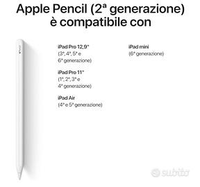 Apple Pencil 2ª generazione