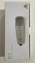 MICROFONO A CONDENSATORE BEHRINGER C-1 NUOVO