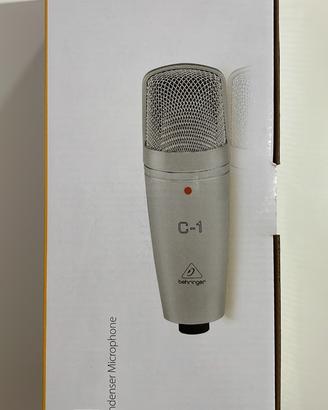 MICROFONO A CONDENSATORE BEHRINGER C-1 NUOVO