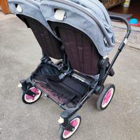 passeggino gemellare-fratellare bogaboo donkey