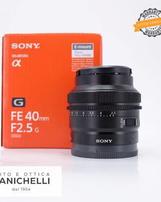 Sony FE 40mm f/2.5 G Usato (G1040) 
