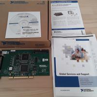 Scheda PC National Instruments acquisizione dati. 