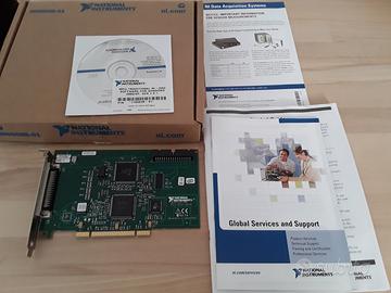 Scheda PC National Instruments acquisizione dati. 