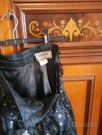 Minigonna Versace sport  vintage nera 