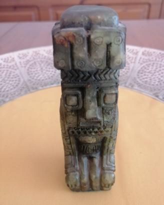 Statuetta Monolito Ponce in pietra vintage anni 70