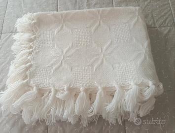 Copriletto letto singolo fatto a mano