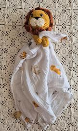 doudou Neonato Fatto a Mano all’Uncinetto 