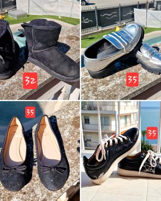 Scarpe 32 35 donna ragazza bambina