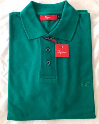 Maglia polo uomo ingram verde cotone taglia s
