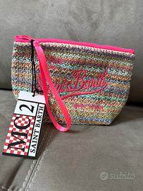 Pochette MC2 Saint Barth paglia con fantasia
