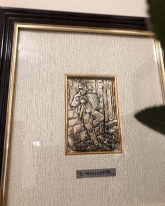 Quadro vintage IL Musicante anni 70/80