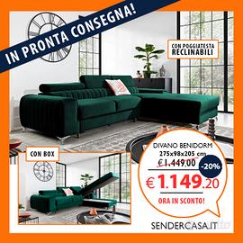 Divano letto con box NUOVO in PRONTA CONSEGNA