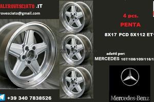 Cerchi AMG penta 8x 17 5x112 et11 mercedes