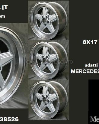 Cerchi AMG penta 8x 17 5x112 et11 mercedes