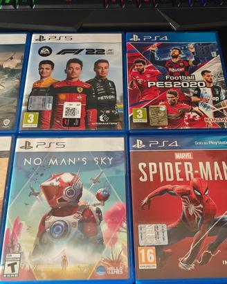 7 VIDEOGIOCHI PS4 E PS5 - GUARDARE DESCRIZIONE
