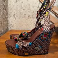 Sergio Rossi platform marroni  -n40