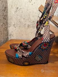 Sergio Rossi platform marroni  -n40