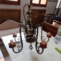 lampadario in metallo 