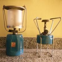 Lotto Vintage Camping Gas lampada (retina non pres