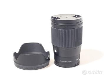 OBIETTIVO SIGMA 16 MM F/1.4 DC DN C. SONY E-MOUNT.