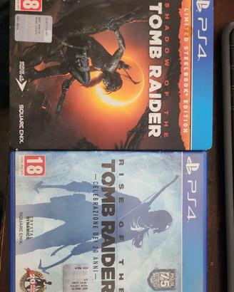TOM RAIDER  2 GIOCHI  PS4