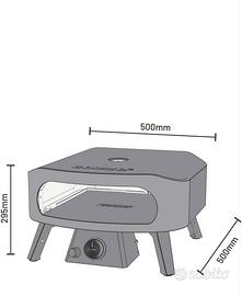 Forno pizza a gas cozze nuovo