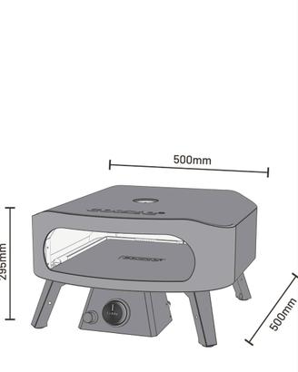 Forno pizza a gas cozze nuovo