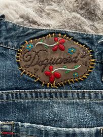 Super Jeans Dsquared Capri ricamato