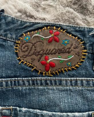 Super Jeans Dsquared Capri ricamato