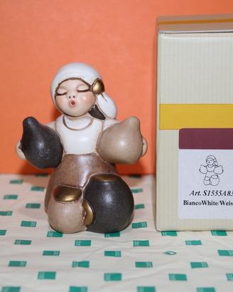 Presepe Thun - Venditrice di anfore - bianca