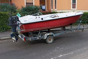 Barca 4.50 con motore Mercury 25 cv