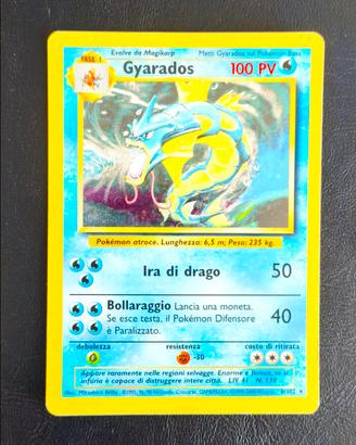 Carta Pokemon Gyarados Set Base Holo