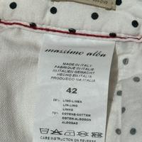 Pantaloni bianchi Massimo alba
