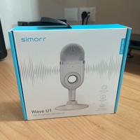 Microfono a condensatore USB Simorr Wave U1