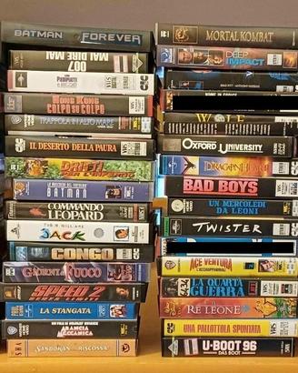 Cassette vhs ,avventura,fantascienza, cartoni ecc.