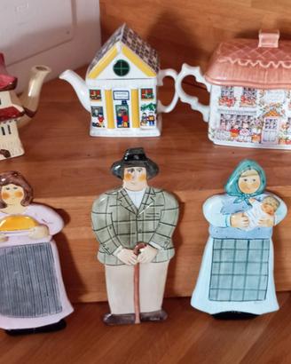 Teiere inglesi e ceramiche da appendere credo a'un