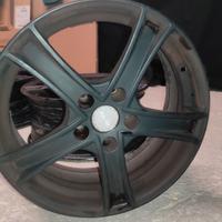 cerchi in lega da 17 pollici neri opachi 