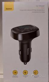 Lettore bluetooth e carica batteria da auto NUOVO