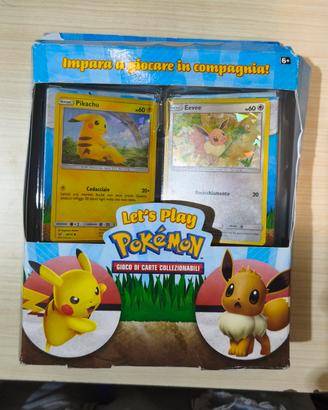 Set da gioco Let's Play Evee e Pikachu pokemon